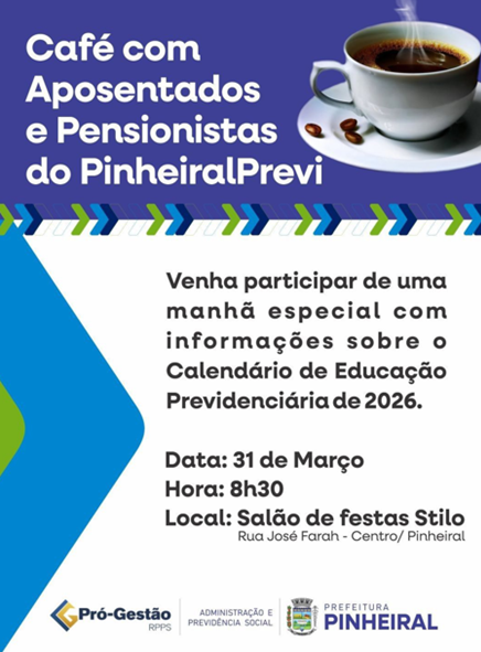 Vem aí o nosso 1º Café de 2026 com aposentados e pensionistas!